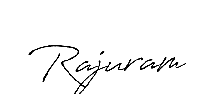 Use a signature maker to create a handwritten signature online. With this signature software, you can design (Antro_Vectra_Bolder) your own signature for name Rajuram. Rajuram signature style 7 images and pictures png