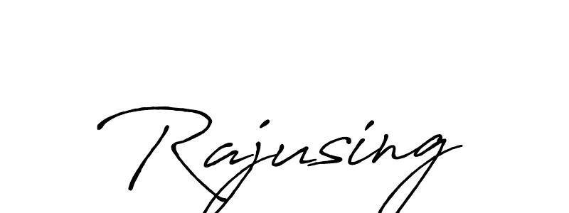 It looks lik you need a new signature style for name Rajusing. Design unique handwritten (Antro_Vectra_Bolder) signature with our free signature maker in just a few clicks. Rajusing signature style 7 images and pictures png