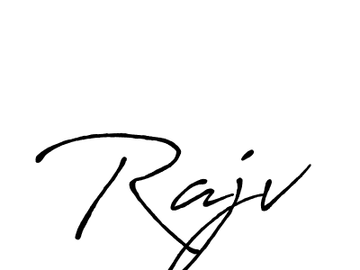 How to Draw Rajv signature style? Antro_Vectra_Bolder is a latest design signature styles for name Rajv. Rajv signature style 7 images and pictures png