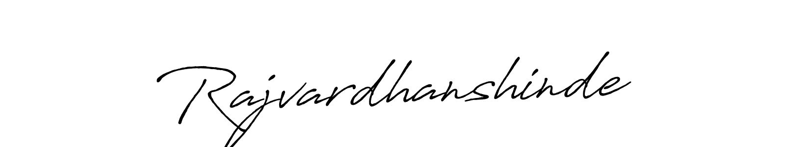 Rajvardhanshinde stylish signature style. Best Handwritten Sign (Antro_Vectra_Bolder) for my name. Handwritten Signature Collection Ideas for my name Rajvardhanshinde. Rajvardhanshinde signature style 7 images and pictures png