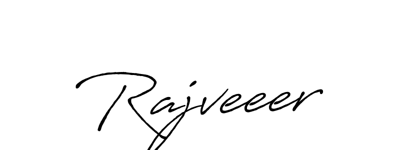 It looks lik you need a new signature style for name Rajveeer. Design unique handwritten (Antro_Vectra_Bolder) signature with our free signature maker in just a few clicks. Rajveeer signature style 7 images and pictures png