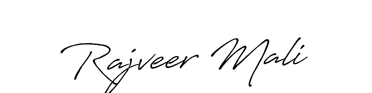 How to make Rajveer Mali signature? Antro_Vectra_Bolder is a professional autograph style. Create handwritten signature for Rajveer Mali name. Rajveer Mali signature style 7 images and pictures png