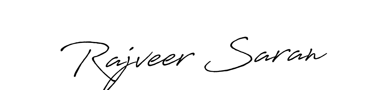 Also we have Rajveer Saran name is the best signature style. Create professional handwritten signature collection using Antro_Vectra_Bolder autograph style. Rajveer Saran signature style 7 images and pictures png