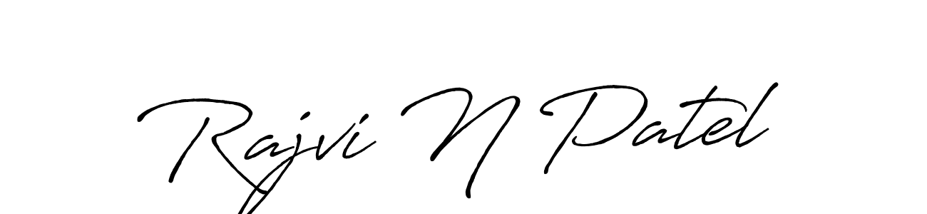 The best way (Antro_Vectra_Bolder) to make a short signature is to pick only two or three words in your name. The name Rajvi N Patel include a total of six letters. For converting this name. Rajvi N Patel signature style 7 images and pictures png