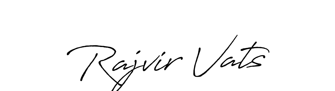 Make a beautiful signature design for name Rajvir Vats. Use this online signature maker to create a handwritten signature for free. Rajvir Vats signature style 7 images and pictures png