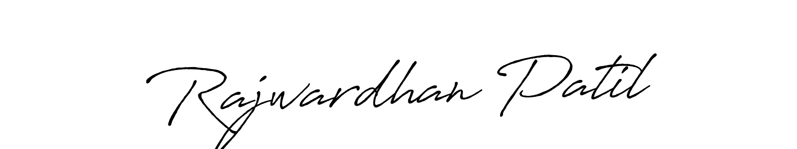 Also we have Rajwardhan Patil name is the best signature style. Create professional handwritten signature collection using Antro_Vectra_Bolder autograph style. Rajwardhan Patil signature style 7 images and pictures png