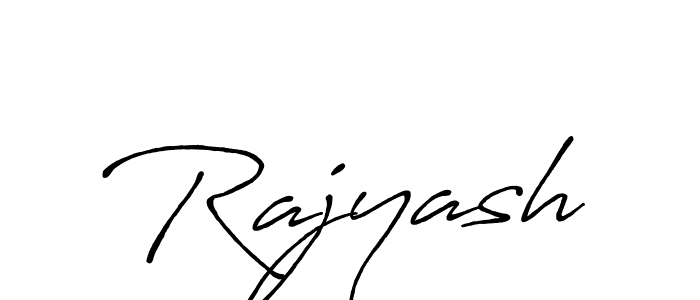 Create a beautiful signature design for name Rajyash. With this signature (Antro_Vectra_Bolder) fonts, you can make a handwritten signature for free. Rajyash signature style 7 images and pictures png