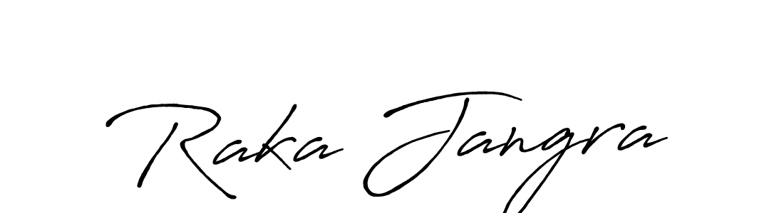 Once you've used our free online signature maker to create your best signature Antro_Vectra_Bolder style, it's time to enjoy all of the benefits that Raka Jangra name signing documents. Raka Jangra signature style 7 images and pictures png