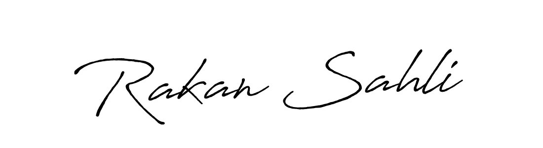 Antro_Vectra_Bolder is a professional signature style that is perfect for those who want to add a touch of class to their signature. It is also a great choice for those who want to make their signature more unique. Get Rakan Sahli name to fancy signature for free. Rakan Sahli signature style 7 images and pictures png