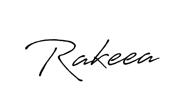 How to make Rakeea signature? Antro_Vectra_Bolder is a professional autograph style. Create handwritten signature for Rakeea name. Rakeea signature style 7 images and pictures png