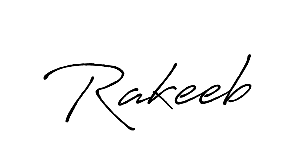 Create a beautiful signature design for name Rakeeb. With this signature (Antro_Vectra_Bolder) fonts, you can make a handwritten signature for free. Rakeeb signature style 7 images and pictures png