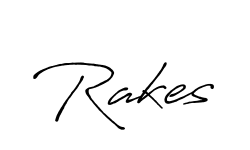 Also we have Rakes name is the best signature style. Create professional handwritten signature collection using Antro_Vectra_Bolder autograph style. Rakes signature style 7 images and pictures png