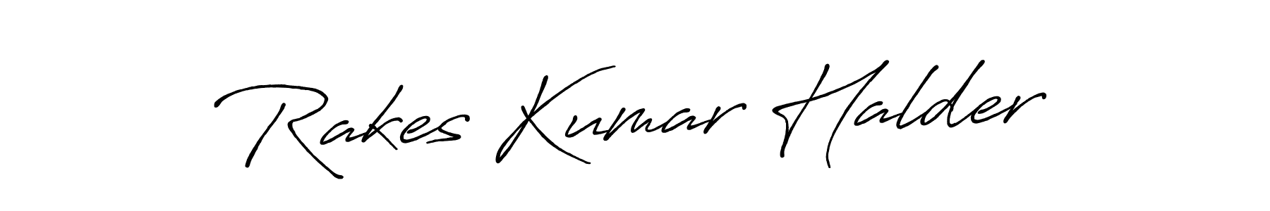 This is the best signature style for the Rakes Kumar Halder name. Also you like these signature font (Antro_Vectra_Bolder). Mix name signature. Rakes Kumar Halder signature style 7 images and pictures png