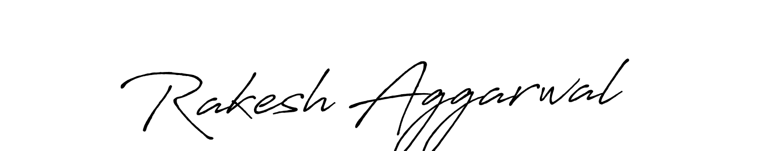 Design your own signature with our free online signature maker. With this signature software, you can create a handwritten (Antro_Vectra_Bolder) signature for name Rakesh Aggarwal. Rakesh Aggarwal signature style 7 images and pictures png