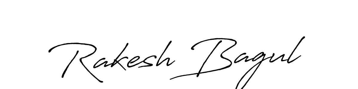 Design your own signature with our free online signature maker. With this signature software, you can create a handwritten (Antro_Vectra_Bolder) signature for name Rakesh Bagul. Rakesh Bagul signature style 7 images and pictures png