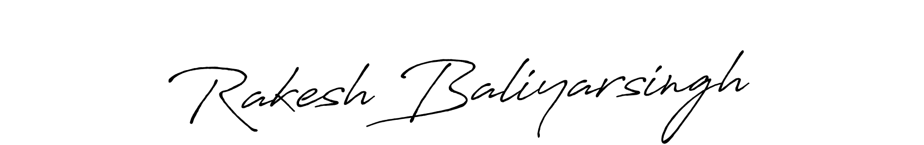 Rakesh Baliyarsingh stylish signature style. Best Handwritten Sign (Antro_Vectra_Bolder) for my name. Handwritten Signature Collection Ideas for my name Rakesh Baliyarsingh. Rakesh Baliyarsingh signature style 7 images and pictures png