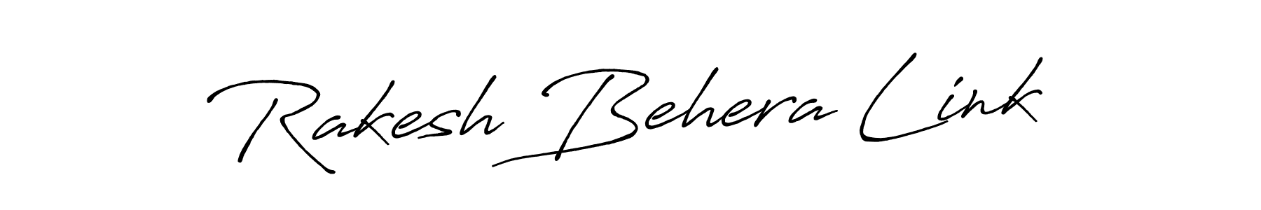 How to make Rakesh Behera Link name signature. Use Antro_Vectra_Bolder style for creating short signs online. This is the latest handwritten sign. Rakesh Behera Link signature style 7 images and pictures png