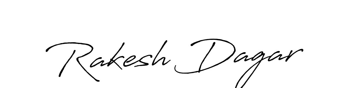 How to make Rakesh Dagar signature? Antro_Vectra_Bolder is a professional autograph style. Create handwritten signature for Rakesh Dagar name. Rakesh Dagar signature style 7 images and pictures png