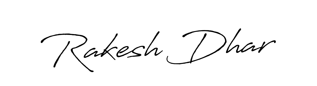 Also we have Rakesh Dhar name is the best signature style. Create professional handwritten signature collection using Antro_Vectra_Bolder autograph style. Rakesh Dhar signature style 7 images and pictures png