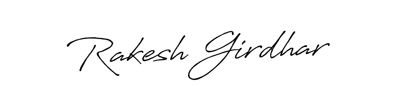 It looks lik you need a new signature style for name Rakesh Girdhar. Design unique handwritten (Antro_Vectra_Bolder) signature with our free signature maker in just a few clicks. Rakesh Girdhar signature style 7 images and pictures png