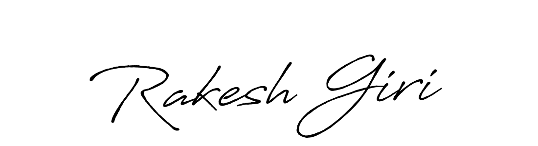 How to make Rakesh Giri signature? Antro_Vectra_Bolder is a professional autograph style. Create handwritten signature for Rakesh Giri name. Rakesh Giri signature style 7 images and pictures png