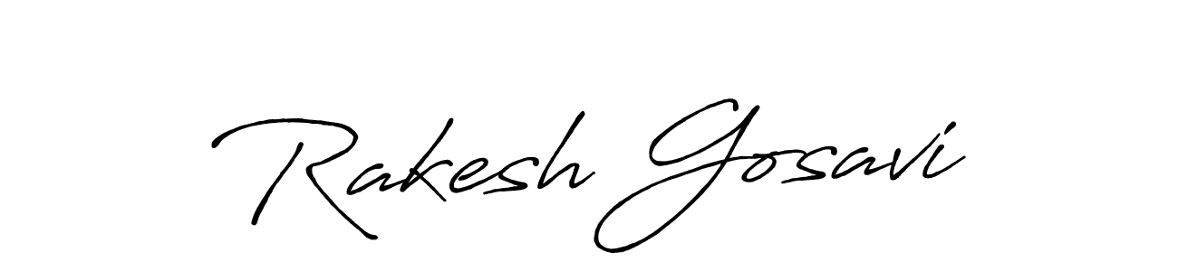 You should practise on your own different ways (Antro_Vectra_Bolder) to write your name (Rakesh Gosavi) in signature. don't let someone else do it for you. Rakesh Gosavi signature style 7 images and pictures png