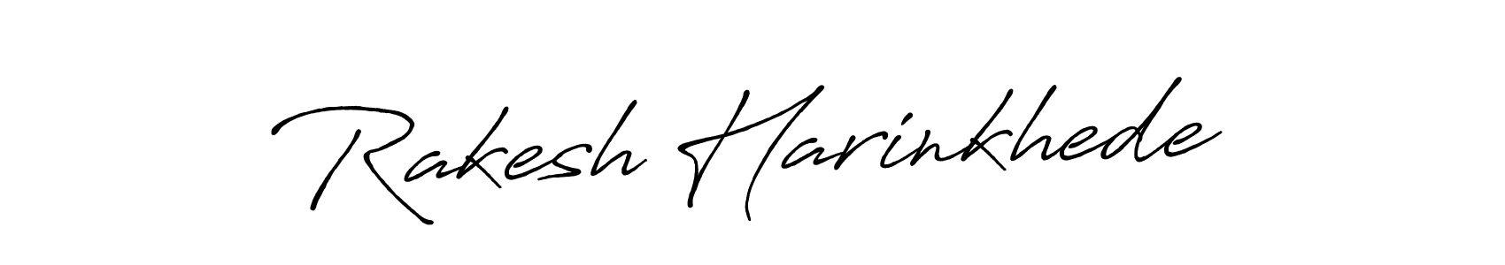 How to Draw Rakesh Harinkhede signature style? Antro_Vectra_Bolder is a latest design signature styles for name Rakesh Harinkhede. Rakesh Harinkhede signature style 7 images and pictures png