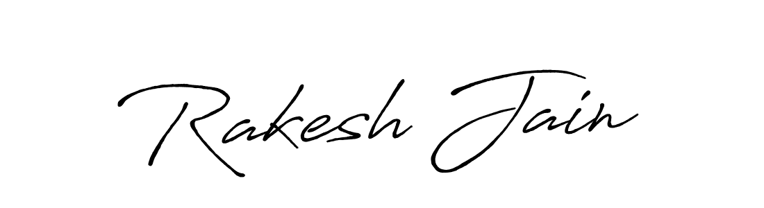 Use a signature maker to create a handwritten signature online. With this signature software, you can design (Antro_Vectra_Bolder) your own signature for name Rakesh Jain. Rakesh Jain signature style 7 images and pictures png