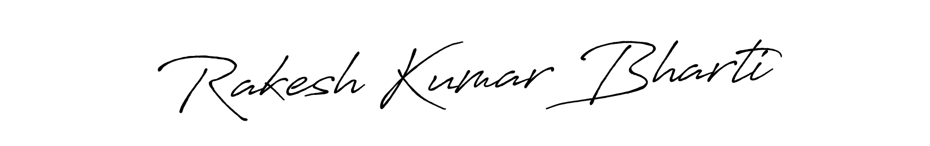 Use a signature maker to create a handwritten signature online. With this signature software, you can design (Antro_Vectra_Bolder) your own signature for name Rakesh Kumar Bharti. Rakesh Kumar Bharti signature style 7 images and pictures png