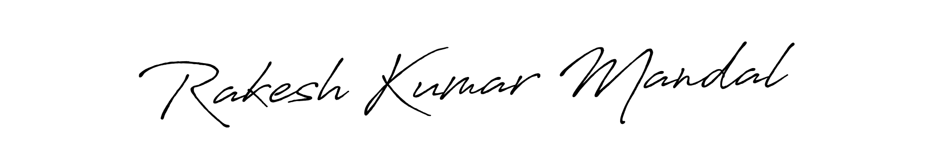 Also we have Rakesh Kumar Mandal name is the best signature style. Create professional handwritten signature collection using Antro_Vectra_Bolder autograph style. Rakesh Kumar Mandal signature style 7 images and pictures png