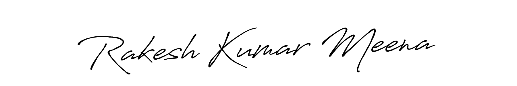 Rakesh Kumar Meena stylish signature style. Best Handwritten Sign (Antro_Vectra_Bolder) for my name. Handwritten Signature Collection Ideas for my name Rakesh Kumar Meena. Rakesh Kumar Meena signature style 7 images and pictures png