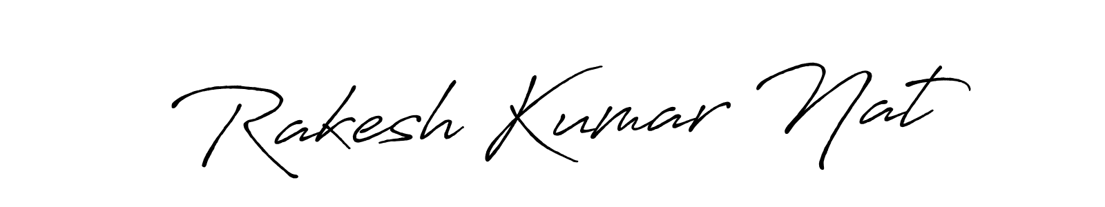 if you are searching for the best signature style for your name Rakesh Kumar Nat. so please give up your signature search. here we have designed multiple signature styles  using Antro_Vectra_Bolder. Rakesh Kumar Nat signature style 7 images and pictures png