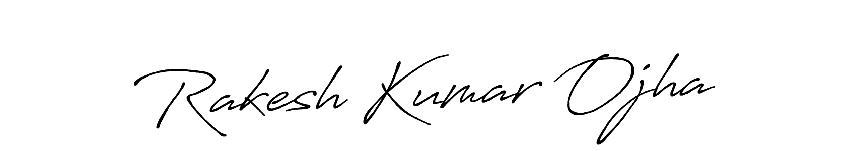How to make Rakesh Kumar Ojha signature? Antro_Vectra_Bolder is a professional autograph style. Create handwritten signature for Rakesh Kumar Ojha name. Rakesh Kumar Ojha signature style 7 images and pictures png