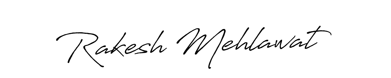 How to make Rakesh Mehlawat signature? Antro_Vectra_Bolder is a professional autograph style. Create handwritten signature for Rakesh Mehlawat name. Rakesh Mehlawat signature style 7 images and pictures png