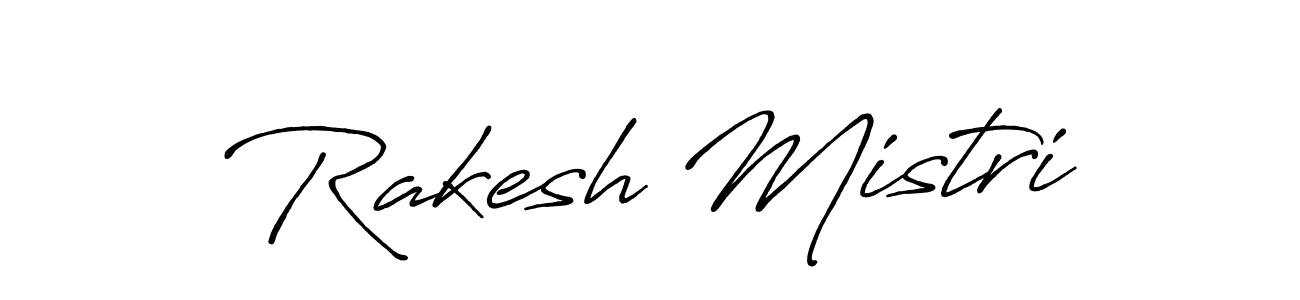 Also You can easily find your signature by using the search form. We will create Rakesh Mistri name handwritten signature images for you free of cost using Antro_Vectra_Bolder sign style. Rakesh Mistri signature style 7 images and pictures png