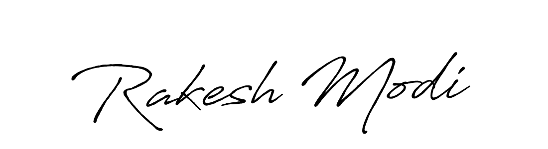 How to make Rakesh Modi signature? Antro_Vectra_Bolder is a professional autograph style. Create handwritten signature for Rakesh Modi name. Rakesh Modi signature style 7 images and pictures png