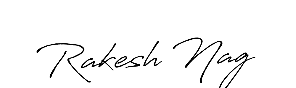 It looks lik you need a new signature style for name Rakesh Nag. Design unique handwritten (Antro_Vectra_Bolder) signature with our free signature maker in just a few clicks. Rakesh Nag signature style 7 images and pictures png