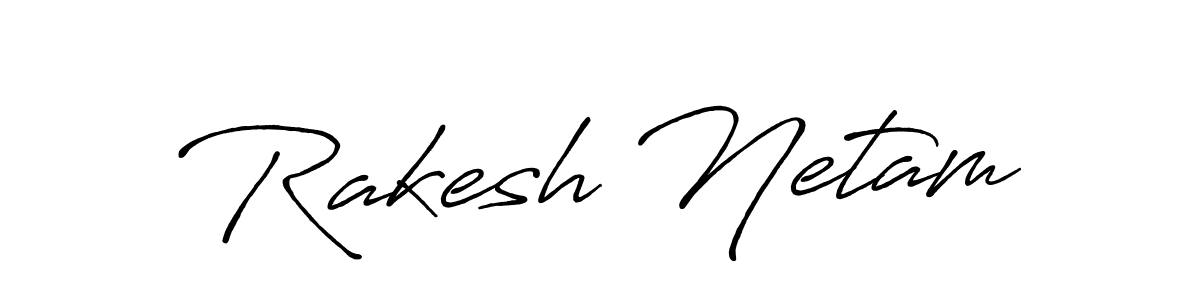 It looks lik you need a new signature style for name Rakesh Netam. Design unique handwritten (Antro_Vectra_Bolder) signature with our free signature maker in just a few clicks. Rakesh Netam signature style 7 images and pictures png
