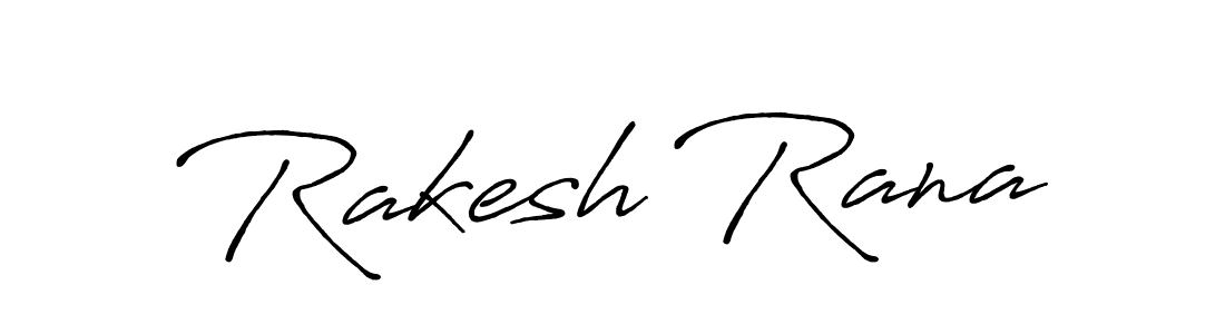 Create a beautiful signature design for name Rakesh Rana. With this signature (Antro_Vectra_Bolder) fonts, you can make a handwritten signature for free. Rakesh Rana signature style 7 images and pictures png