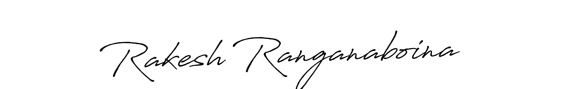 Also You can easily find your signature by using the search form. We will create Rakesh Ranganaboina name handwritten signature images for you free of cost using Antro_Vectra_Bolder sign style. Rakesh Ranganaboina signature style 7 images and pictures png