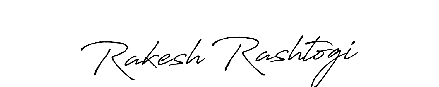Create a beautiful signature design for name Rakesh Rashtogi. With this signature (Antro_Vectra_Bolder) fonts, you can make a handwritten signature for free. Rakesh Rashtogi signature style 7 images and pictures png