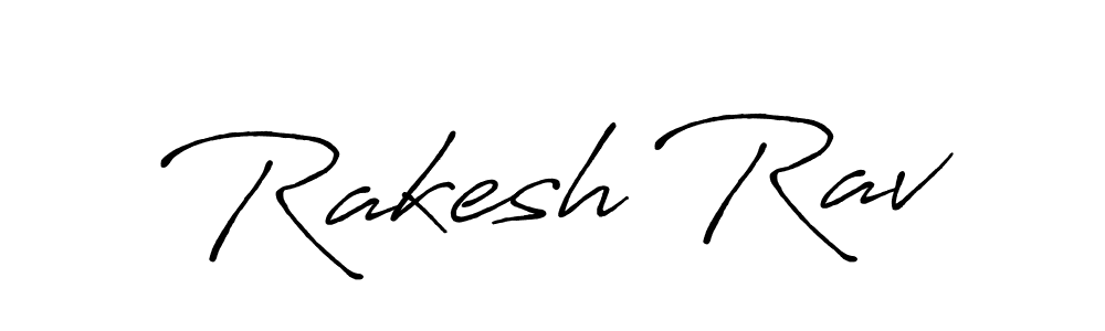 Rakesh Rav stylish signature style. Best Handwritten Sign (Antro_Vectra_Bolder) for my name. Handwritten Signature Collection Ideas for my name Rakesh Rav. Rakesh Rav signature style 7 images and pictures png