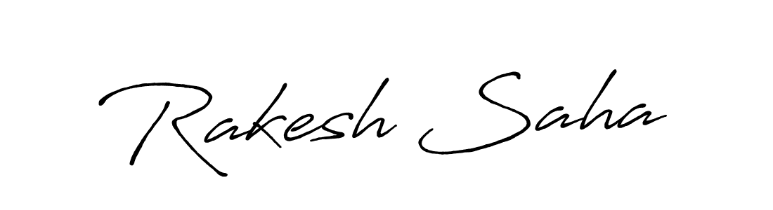 Also we have Rakesh Saha name is the best signature style. Create professional handwritten signature collection using Antro_Vectra_Bolder autograph style. Rakesh Saha signature style 7 images and pictures png