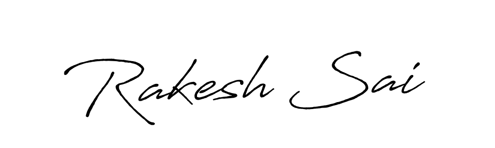 if you are searching for the best signature style for your name Rakesh Sai. so please give up your signature search. here we have designed multiple signature styles  using Antro_Vectra_Bolder. Rakesh Sai signature style 7 images and pictures png