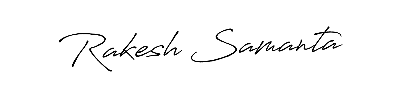 Also we have Rakesh Samanta name is the best signature style. Create professional handwritten signature collection using Antro_Vectra_Bolder autograph style. Rakesh Samanta signature style 7 images and pictures png