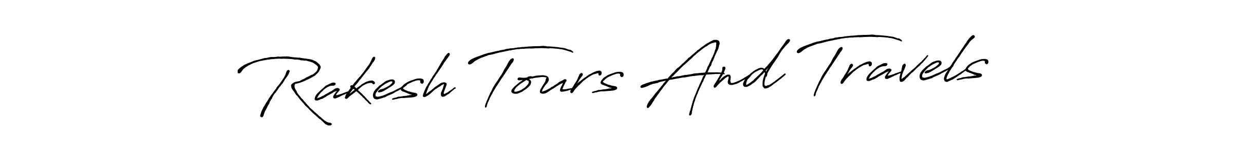 Also we have Rakesh Tours And Travels name is the best signature style. Create professional handwritten signature collection using Antro_Vectra_Bolder autograph style. Rakesh Tours And Travels signature style 7 images and pictures png