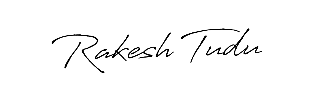 Create a beautiful signature design for name Rakesh Tudu. With this signature (Antro_Vectra_Bolder) fonts, you can make a handwritten signature for free. Rakesh Tudu signature style 7 images and pictures png