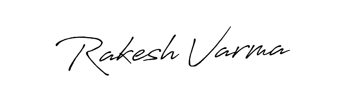 Rakesh Varma stylish signature style. Best Handwritten Sign (Antro_Vectra_Bolder) for my name. Handwritten Signature Collection Ideas for my name Rakesh Varma. Rakesh Varma signature style 7 images and pictures png