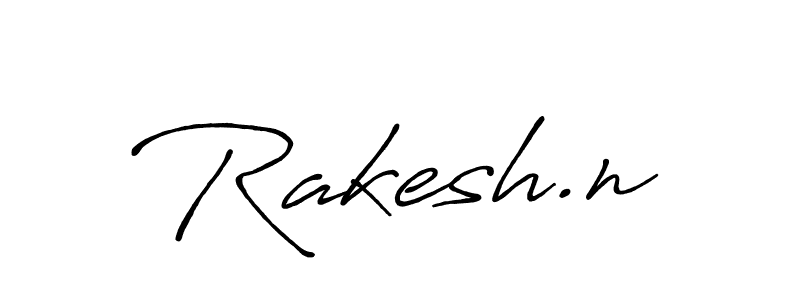 Design your own signature with our free online signature maker. With this signature software, you can create a handwritten (Antro_Vectra_Bolder) signature for name Rakesh.n. Rakesh.n signature style 7 images and pictures png