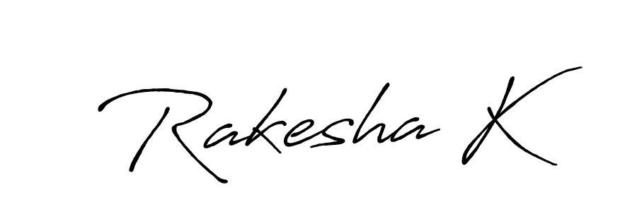 Best and Professional Signature Style for Rakesha K. Antro_Vectra_Bolder Best Signature Style Collection. Rakesha K signature style 7 images and pictures png